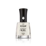 ESMALTE RISQUE DIAMOND GEL CHA BRANCO 9,5ML