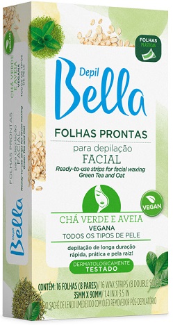 FOLHAS PRONTAS P/ DEPILAÇÃO FACIAL DEPIL BELLA