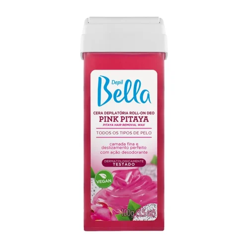 CERA DEPILATÓRIA ROLL-ON PINK PITAYA 100G DEPIL BELLA