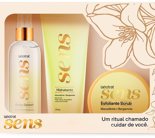 KIT SENS C/3 ITENS MACADAMIA E BERGAMOTA LABOTRAT