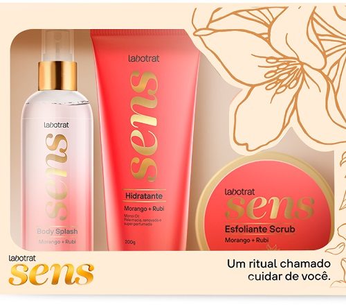 KIT SENS C/ 3 ITENS MORANGO E RUBI LABOTRAT