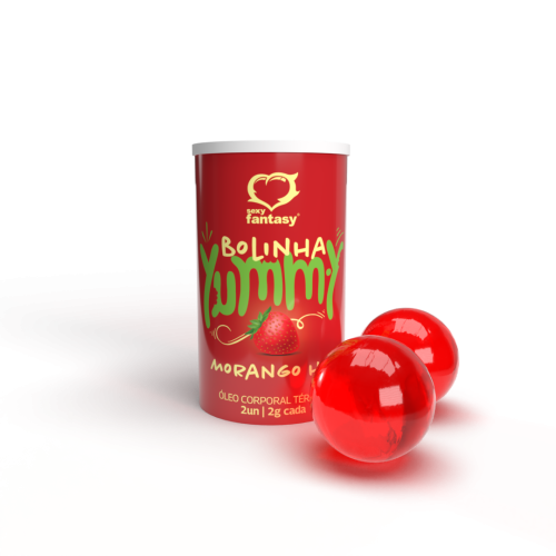 BOLINHA YUMMY MORANGO HOT SEXY FANTASY