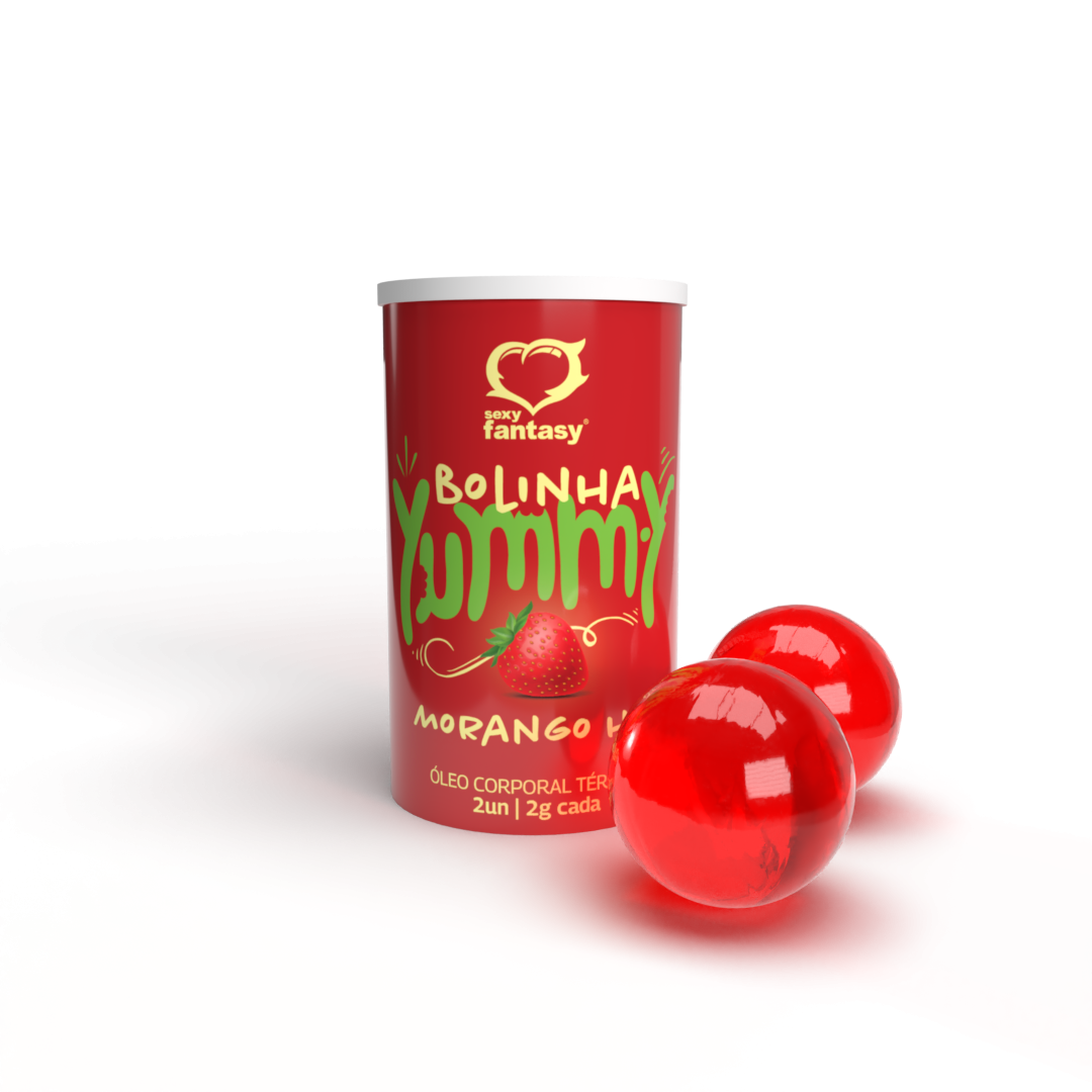 BOLINHA YUMMY MORANGO HOT SEXY FANTASY