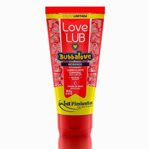LUBRIFICANTE BUBBALOVE MORANGO 60G