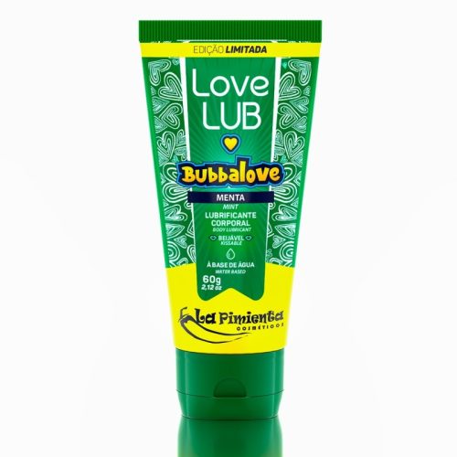 LUBRIFICANTE BUBBALOVE MENTA 60G