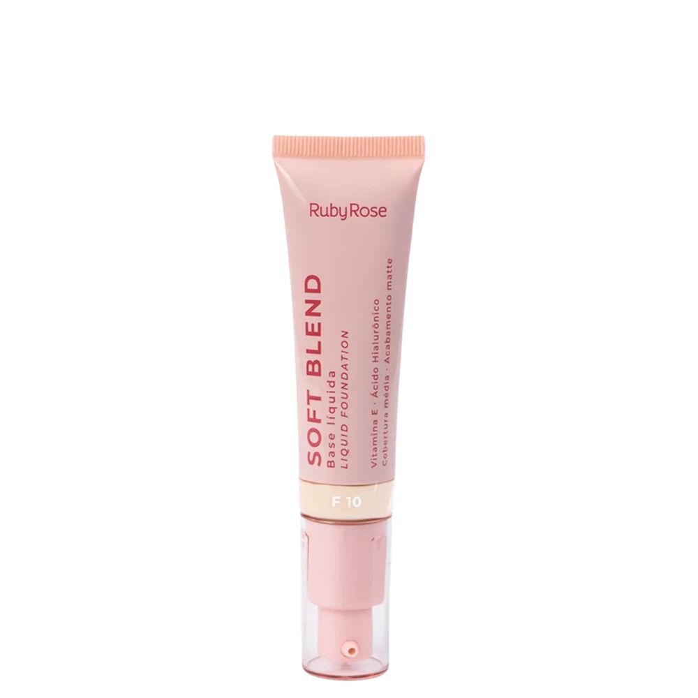 BASE LIQUIDA SOFT BLEND F10 RUBY ROSE