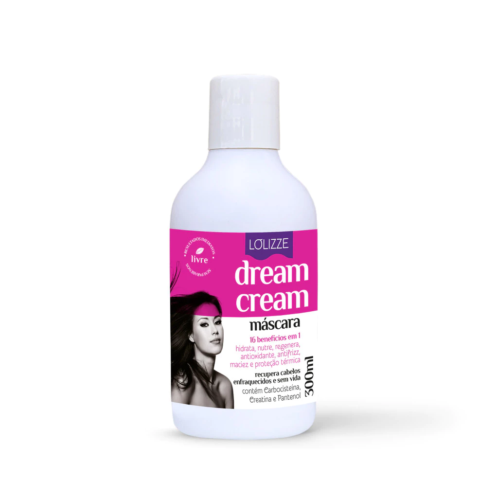 MÁSCARA DREAM CREAM 300ML LOLIZZE