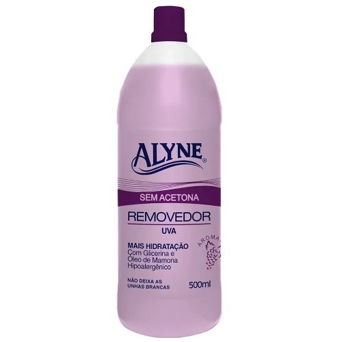 ALYNE REMOVEDOR DE ESMALTE SEM ACETONA UVA 500ML