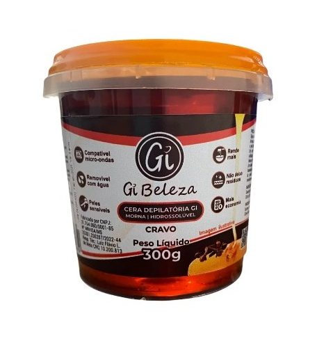 CERA HIDROSSOLÚVEL CRAVO 300G GI