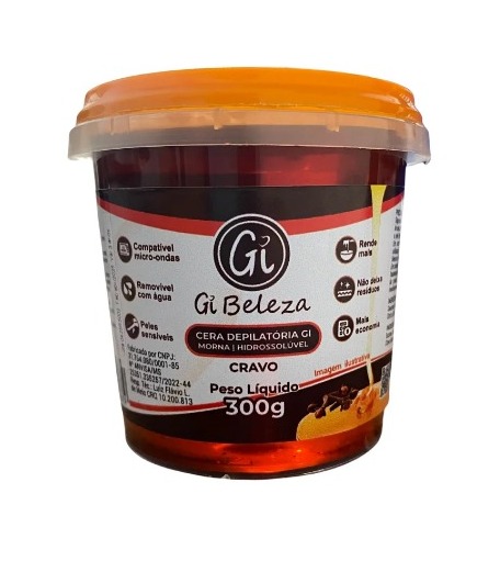 CERA HIDROSSOLÚVEL CRAVO 300G GI