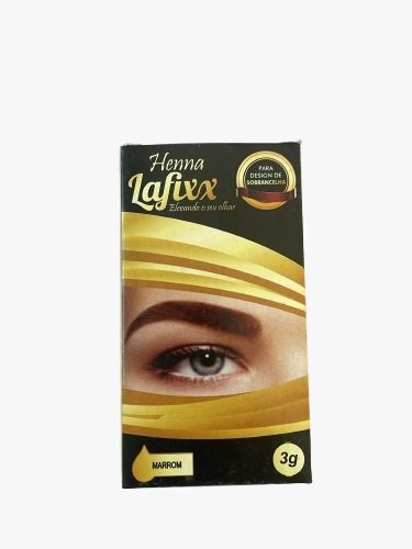 HENNA PO MARROM LAFIXX 3G