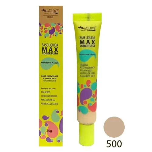 BASE LÍQUIDA MÁXIMA COBERTURA MAX LOVE COR 500