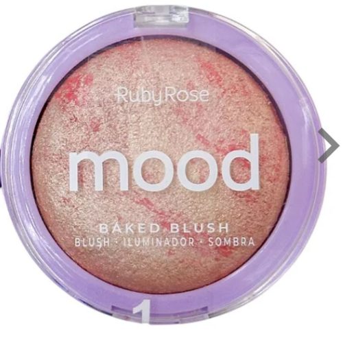 Blush Baked (Blush, Iluminador, Sombra) Mood COR 01 - Ruby Rose
