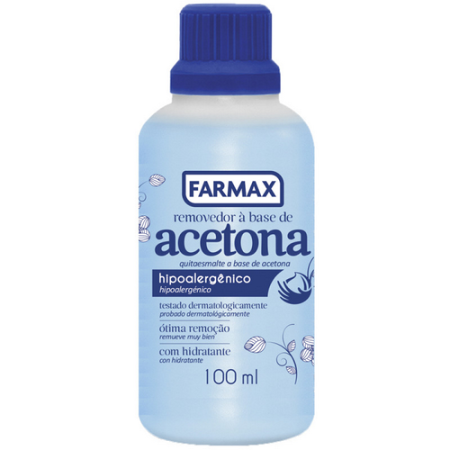 ACETONA REMOVEDOR DE ESMALTE FARMAX 100ML
