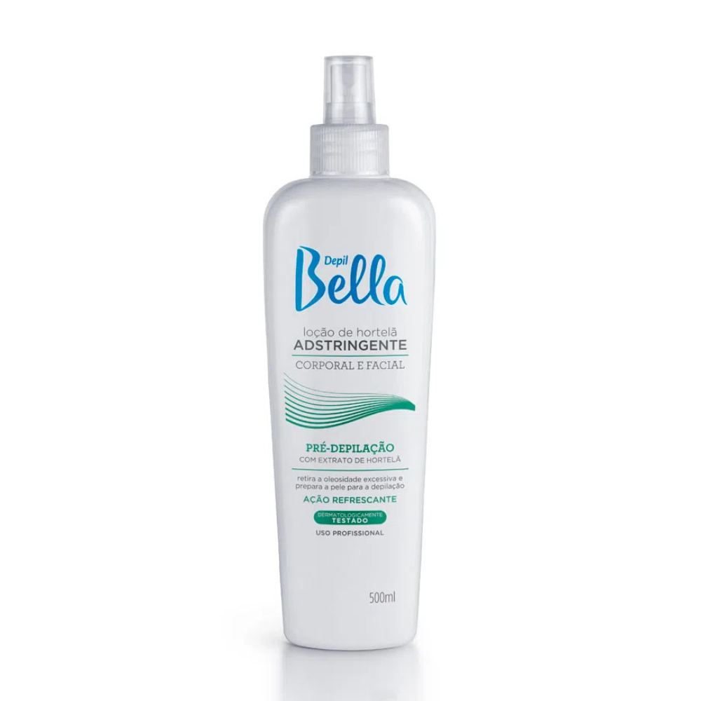 LOÇÃO DE HORTELÃ ADSTRINGENTE DEPIL BELLA 500ML