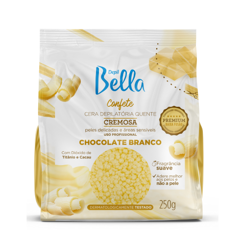 DBELLA CONFETE CHOC BRANCO 250G