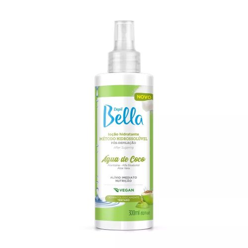 ÁGUA DE COCO HIDRATANTE 300ML DEPIL BELLA
