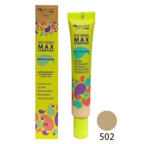 BASE LÍQUIDA MÁXIMA COBERTURA MAX LOVE COR 502