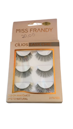CÍLIOS MISS FRANDY EFEITO NATURAL 3 PARES