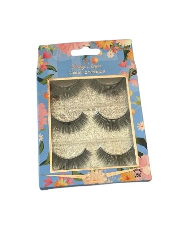 CÍLIOS POSTIÇOS RUBY ANJO 3 PARES - 056