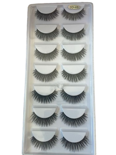 CÍLIOS POSTIÇOS 8D C/7 PARES