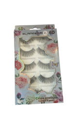 CÍLIOS POSTIÇOS GLANCEBACH 6D C/5 PARES