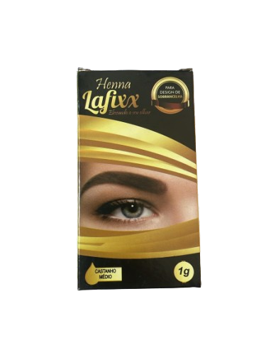 HENNA CASTANHO MÉDIO LAFIXX 1G