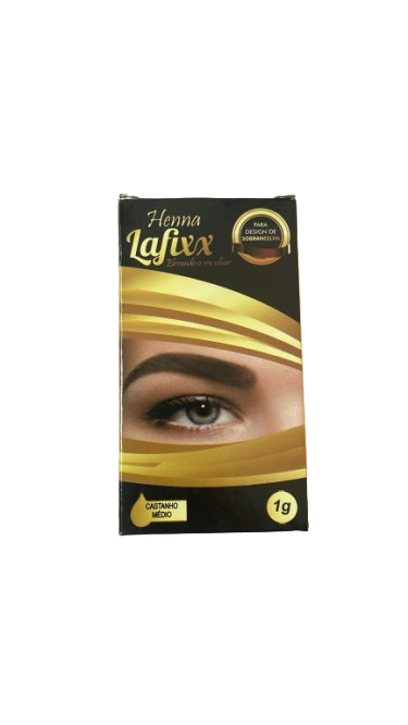 HENNA CASTANHO MÉDIO LAFIXX 1G
