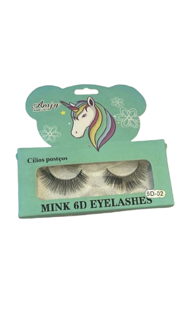 CÍLIOS POSTIÇOS MINK 6D-02