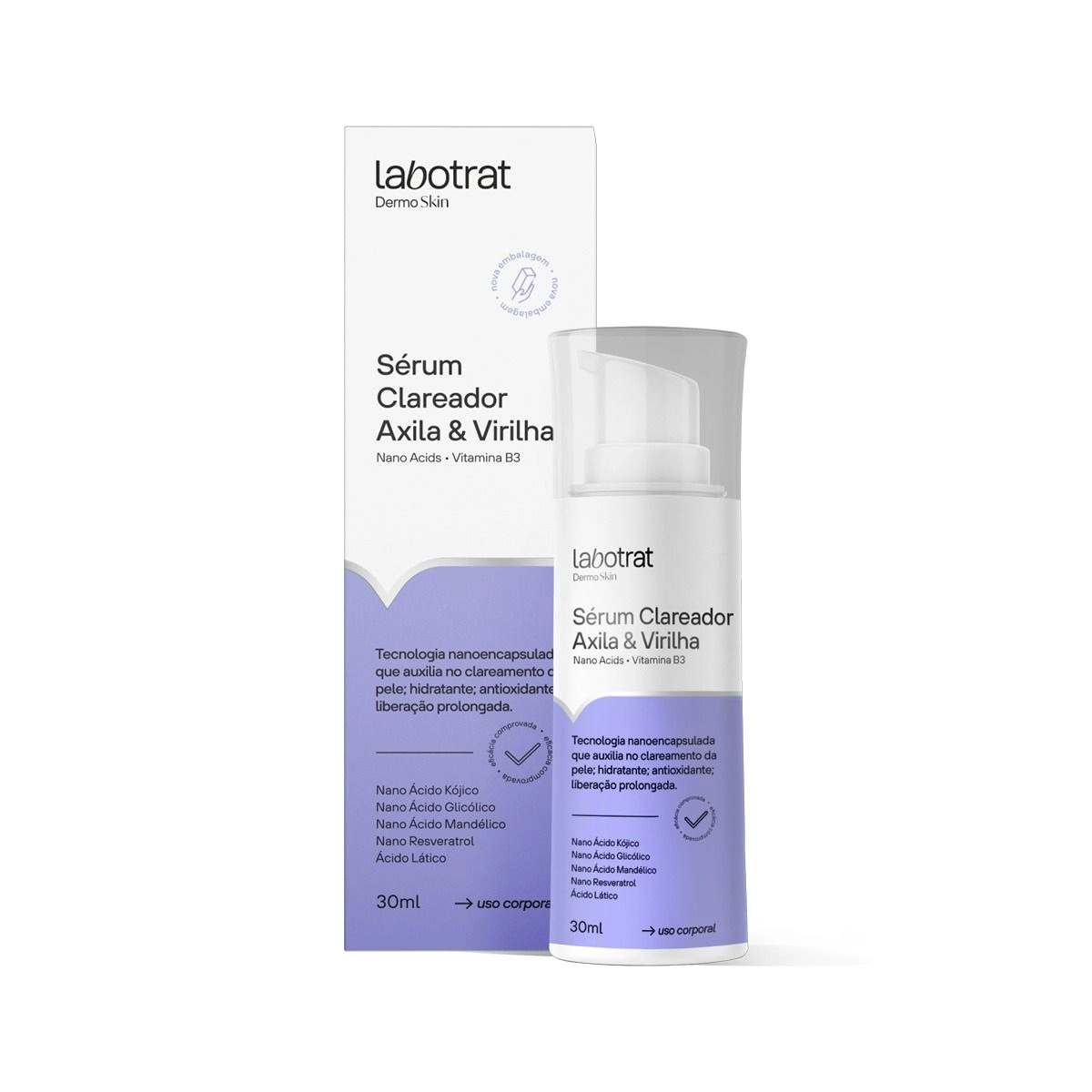 SERUM CLAREADOR DE AXILAS E VIRILHA 30ML LABOTRAT