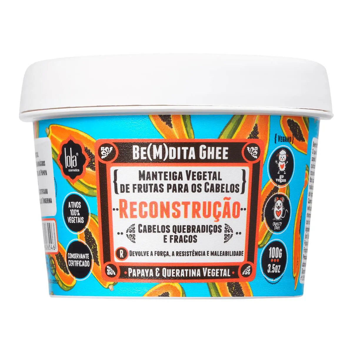 MÁSCARA RECONSTRUÇÃO BE(M)DITA GHEE LOLA 100G