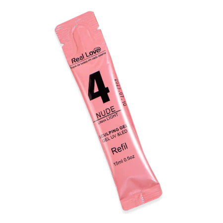 REFIL GEL PARA ALONGAMENTO NUDE 4 REAL LOVE