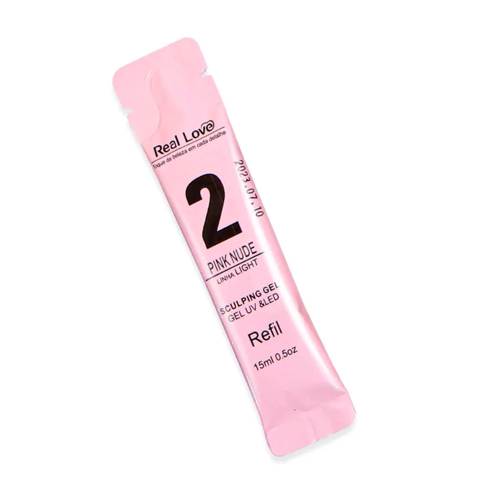 REFIL GEL PARA ALONGAMENTO PINK NUDE 2 REAL LOVE
