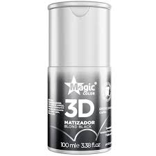 MATIZADOR 3D MASTER BLACK 100ML MAGIC COLOR-PRETO