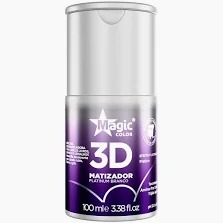 MATIZADOR PLATINUM BRANCO 100ML MAGIC COLOR-PLATINADO