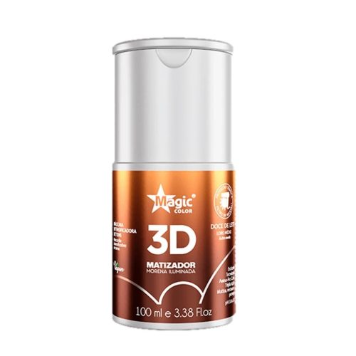 Matizador 3D Magic Color Morena Iluminada Doce de Leite – Efeito Loiro Médio 100ml