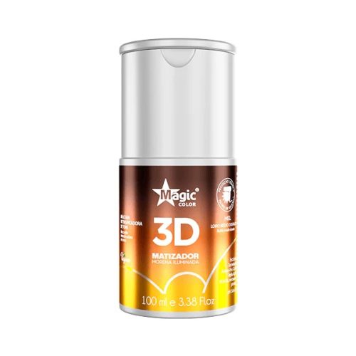 Magic Color Gloss 3D Matizador Morena Iluminada Mel 100ml - Efeito Loiro Médio Dourado