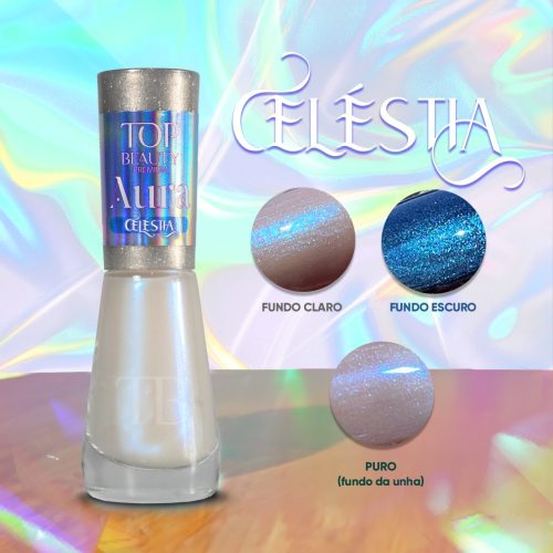 Esmalte Top Beauty Premium - AURA - CELÉSTIA
