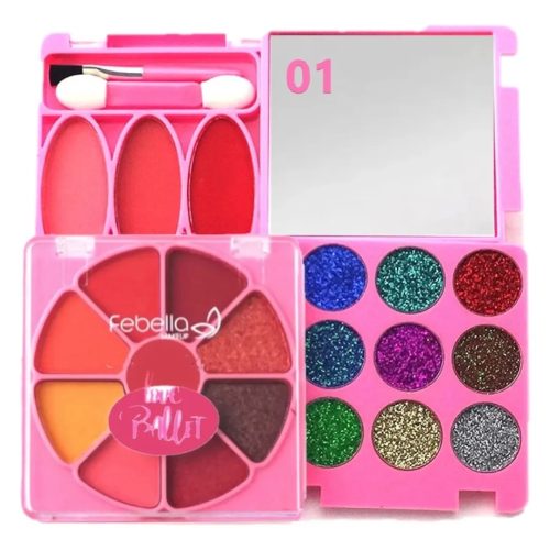 PALETA DE SOMBRA KIT TEEN FEBELLA COR 01